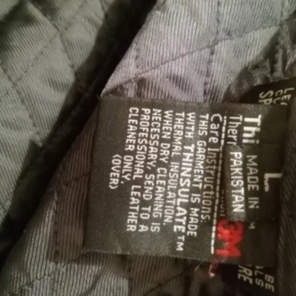 Men's Leather Coat - Picture 4 of 7